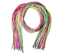 LILAJ Fashion Scooby String Colourful Pack - Elastic Vibrant Lacing - for DIY Jewellery Making Necklace Keychains Bracelets Shoelaces Craft Decoration Projects Pack of 40