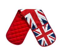 LILAJ Union Jack Double Oven Glove - 100% Cotton British Flag Heat-Resistant Kitchen Mitt - Practical UK-Themed Cooking Accessory for Baking, Roasting or BBQ - Souvenir or Gift