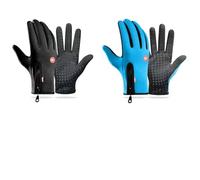 LilaLemon 2 Paris Ultimate Waterproof & Windproof Thermal Heating Gloves, Touchscreen Windproof Winter Thermal Gloves for Skiing Snow Driving Snowboarding
