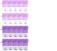 Lilalemon 20Pcs Lavender Bags Fresheners for Wardrobes,Muslin Empty Aroma Sachets,Scent Potpourri Bag Pouches for Fill Dry Dried Lavendar Flower,Closet Cupboard Drawers Fragrance,Storage Repellent
