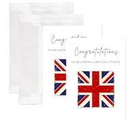 LilaLemon 2pcs Congratulations On Becoming A British Citizen Card,British Citizenship Congratulation Card