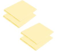 LilaLemon 4 PCS Premium Synthetic Chamois Leather for Cars，20x20cm Car Drying Cloths, Chamois Cloth, Car Washing & Cleaning Kit Essential，Highly Absorbent, Fast-Drying, Streak-Free
