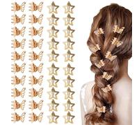 LilaLemon 40Pcs Mini Butterfly Hair Clips, Tiny Cute Metal Small Claw Clips, Hair Accessories for Women Girls