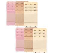 LilaLemon 6pcs Bra Extenders 3 color