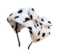 LilaLemon Fascinator Hat with Top Flower, Black Dot Women Feather Headwear, Headpiece for Church Wedding Derby Cocktail Tea Party