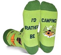 LilaLemon Novelty Womens Socks,Funny Camping Socks Gifts for Women,Gift Presents for Camping