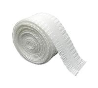 LilaLemon Rod Pocket Curtain Tape 0.98 Inch (25mm 0.98 Inch Header Tape 10 metres),White Pencil Pleat Curtain Header Tape,Detachable Multifunction Curtain Tapes for Home Sewing Curtain DIY