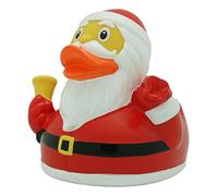 Lilalu 8.5 cm Santa Duck Toy (Multi-Colour)