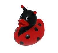 Lilalu 8 x 8 cm/50 g Collector and Baby Ladybug Rubber Duck Bath Toy