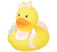 Lilalu 8 x 8 cm/50 g Collector and Baby Rubber Duck Baby Girl Bath Toy
