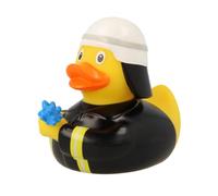 Lilalu Fireman Rubber Duck Bath Toy, Various, 8x8x30.5 cm