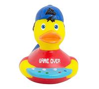 Lilalu GAMER BOY RUBBER DUCK - Novelty Gift - Toy - Bath Toy