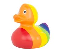 Lilalu Happy Pride Rainbow Rubber Duck - Collectable Gift - UK FREEPOST, Multicolour (2317)