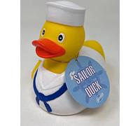 Lilalu USA SAILOR RUBBER DUCK 1 count Blue Cake Topper for Casual Gathering