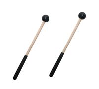 Lilaly 2 Pcs Xylophone Mallets, Drum Mallets, Glockenspiel Mallets, Mallets Percussion, Mallet (Black)