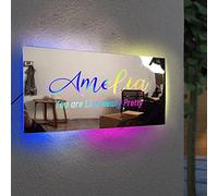 Lilancer Personalised Affirmation Mirror Led Light Custom Name Text-You Are Like Really Pretty-Affirmation Mirror For Girls| Neon Signs Wall Decor Bedroom Birthday| Gifts Ideas (Really Pretty-5)