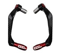 Lilanka Motorcycle handguards for 1000MonsterS 1000 Monsters 1000SS Motorcycle Accessories Handlebar Brake Clutch Lever Hand Guard Handguard Protector(Red 1000ss)