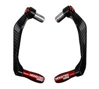 Lilanka Motorcycle handguards for 1000MonsterS 1000 Monsters 1000SS Motorcycle Accessories Handlebar Brake Clutch Lever Hand Guard Handguard Protector(Red)