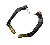 Lilanka Motorcycle handguards for HYOSUNG GT650R 2006 2007 2008 2009 Motorcycle CNC Handlebar Grips Guard Brake Clutch Lever Protector Accessories(Yellow with Logo)