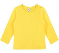Lilax Baby Girls' Basic Long Sleeve Round Neck T-Shirt 12-18 Months Yellow