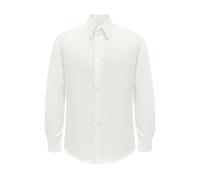 Lilax Boys' Button Down Shirt Solid Long Sleeve Dress Shirt (Cream,10)