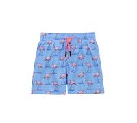 Lilax Boys Swim Trunks Toddler Bathing Suit Kids Swimsuit Boys Swim Shorts (Flamingo, 7 Years)