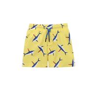 Lilax Boys Swim Trunks Toddler Bathing Suit Kids Swimsuit Boys Swim Shorts (Shark/Yellow, 9 Years)