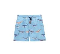 Lilax Boys Swim Trunks Toddler Bathing Suit Kids Swimsuit Boys Swim Shorts (Whale/SkyBlue, 5 Years)
