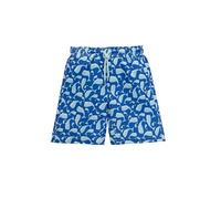 Lilax Boys Swim Trunks Toddler Boy Swim Shorts Bathing Suit Swimwear (Blue Whale, 8 Years)
