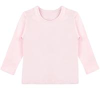 Lilax Girls' Basic Long Sleeve Round Neck Cotton T-Shirt 9 Pink