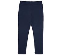 Lilax Girls' Basic Solid Full Length Leggings (Navy, 4 Years)