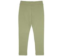 Lilax Girls' Basic Solid Full Length Leggings (Olive Green, 10 Years)