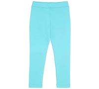 Lilax Girls' Basic Solid Full Length Leggings (Turquoise, 11 Years)