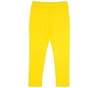 Lilax Girls' Basic Solid Full Length Leggings (Yellow, 5 Years)
