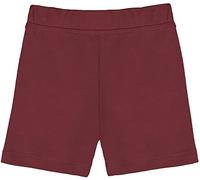 Lilax Girls' Basic Solid Soft Dance Short for Gymnastics or Under Skirts (10 Years, Burgundy)