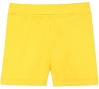 Lilax Girls' Basic Solid Soft Dance Short for Gymnastics or Under Skirts (4T, Yellow)