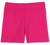 Lilax Girls' Basic Solid Soft Dance Short for Gymnastics or Under Skirts (7 Years, Fuchsia)