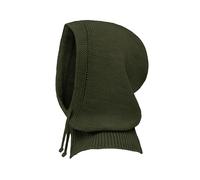 Lilax Hooded Scarf Hat for Women, Balaclava Knit Skull Cap Beanie Hat (Army Green)