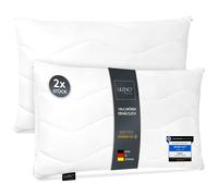LILENO HOME 2-Piece Set Pillowcases - Quilted Polyester Pillows, Made in Germany