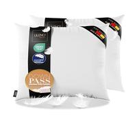 LILENO HOME 3-chamber down pillow 70 x 90 (set of 2) - suitable for allergy sufferers - cotton pillow 70 x 90 cm with feathers and down filling - durable and breathable pillow 70 x 90 cm down and