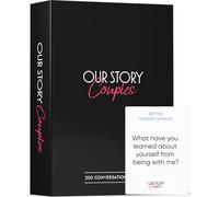 Lilexo Our Story Conversation Cards for Couples to Deepen Connection, Build Intimacy and Strengthen Relationships, Great Date Night Card Games for Couples, Romantic Couples Gifts