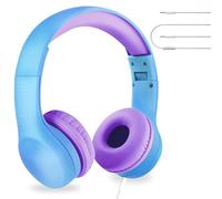 LilGadgets Connect+ Wired & Microphone, Volume Limiting for Safe Listening, Adjustable Headband, Padded Earpads for Comfort