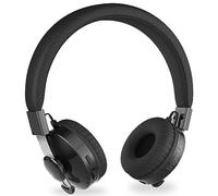 LilGadgets Untangled Pro On-Ear Kids Wireless Headphone for School, Microphone, Volume Limited, SharePort Technology, SoftTouch Padding, Black Bluetooth Headphones