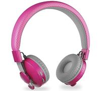 LilGadgets Untangled Pro Wireless Kids Headphones for School, On-Ear Bluetooth Girls Headphones with Built-in Microphone, No More Tangled Wires, Bluetooth Headphones, Pink