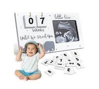 LilGoo Baby Scan Photo Frames, Baby Scan Frame - Mum to Be Gifts, Perfect Pregnancy Gifts for mum expecting, Best Gifts for Mum and Dad to Be, Baby Countdown Frame