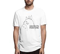 LILI956677 Studio Ghibli Short Tshirt Printed Pullover Casual Round Neck Tees T Shirt Shirt (X-Large)
