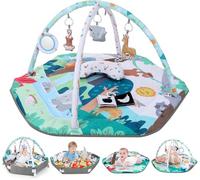 Lilian&Gema Baby Gym, Evolutionary Baby Gym, with 6 Sensory Games for Sensory and Motor Development from 0-18 Months, Which Make It the Perfect Gift for Your Baby