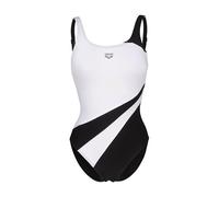 Arena Womens Liliana Back One Piece Swimsuit, Black-white, 38 EU
