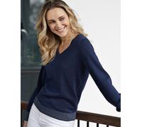 Liliana Sparkle Top Cove Navy S