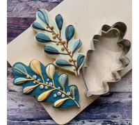 LILIAO 4.2" Fall Oak Leaf Cookie Cutter Stainless Steel